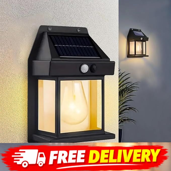 Solar Sensor Light – Outdoor Waterproof Motion Sensor Wall Lamp