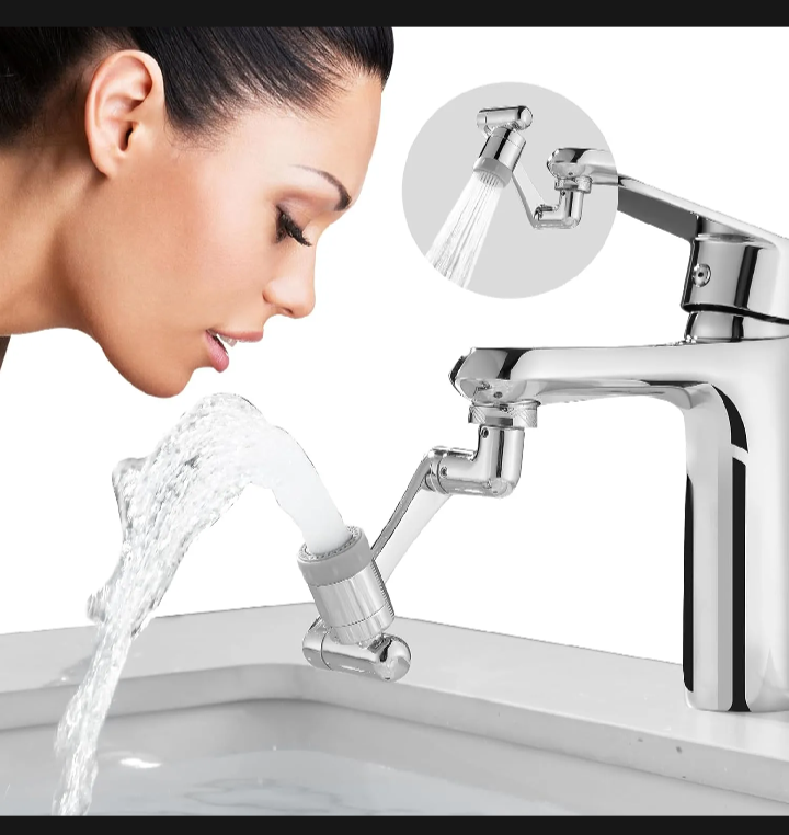 360° Rotating Faucet Extender | Universal Tap Water Saver