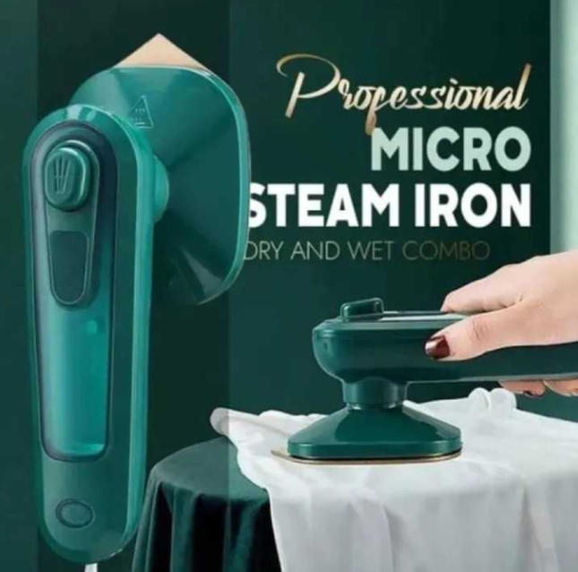 Portable Mini Handheld Steam Iron & Garment Steamer for Clothes