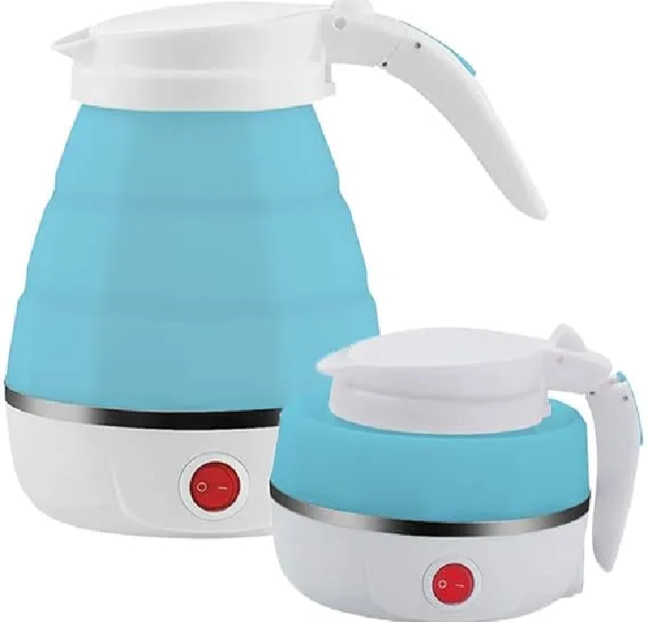 Portable Foldable Electric Kettle 600W | Travel Silicone Water Boiler